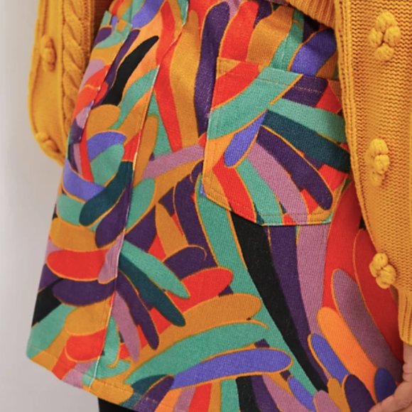 Farm Rio Kiki Corduroy Mini Skirt - Picture 3 of 8